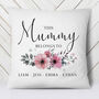 Personalised Nanny Grandchild Cushion, thumbnail 2 of 3