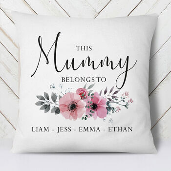 Personalised Nanny Grandchild Cushion, 2 of 3