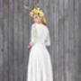 Le Fay Lace Bridal Midi Skirt, thumbnail 4 of 4