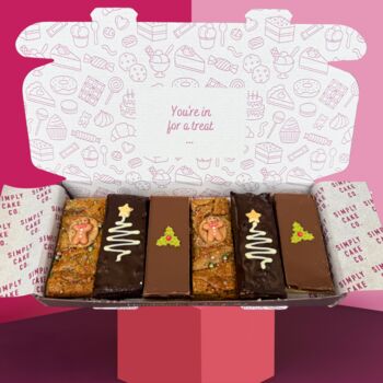 Christmas Brownie And Cookie Treat Box, 2 of 7