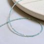Amazonite Gemstone Beaded Necklace, thumbnail 1 of 8