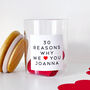 Personalised 30 Reasons Why I/We Love You Jar, thumbnail 6 of 9