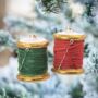 Thread Spool Shaped Bauble, thumbnail 1 of 5