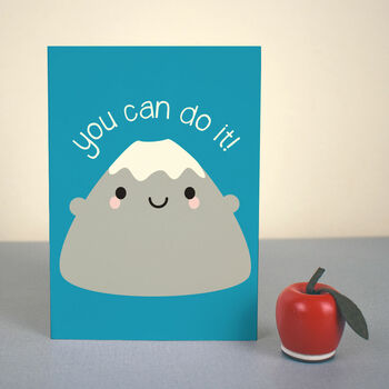 'You Can Do It!' Kawaii Mountain Card, 2 of 5