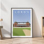 Lords Cricket Poster, thumbnail 1 of 8