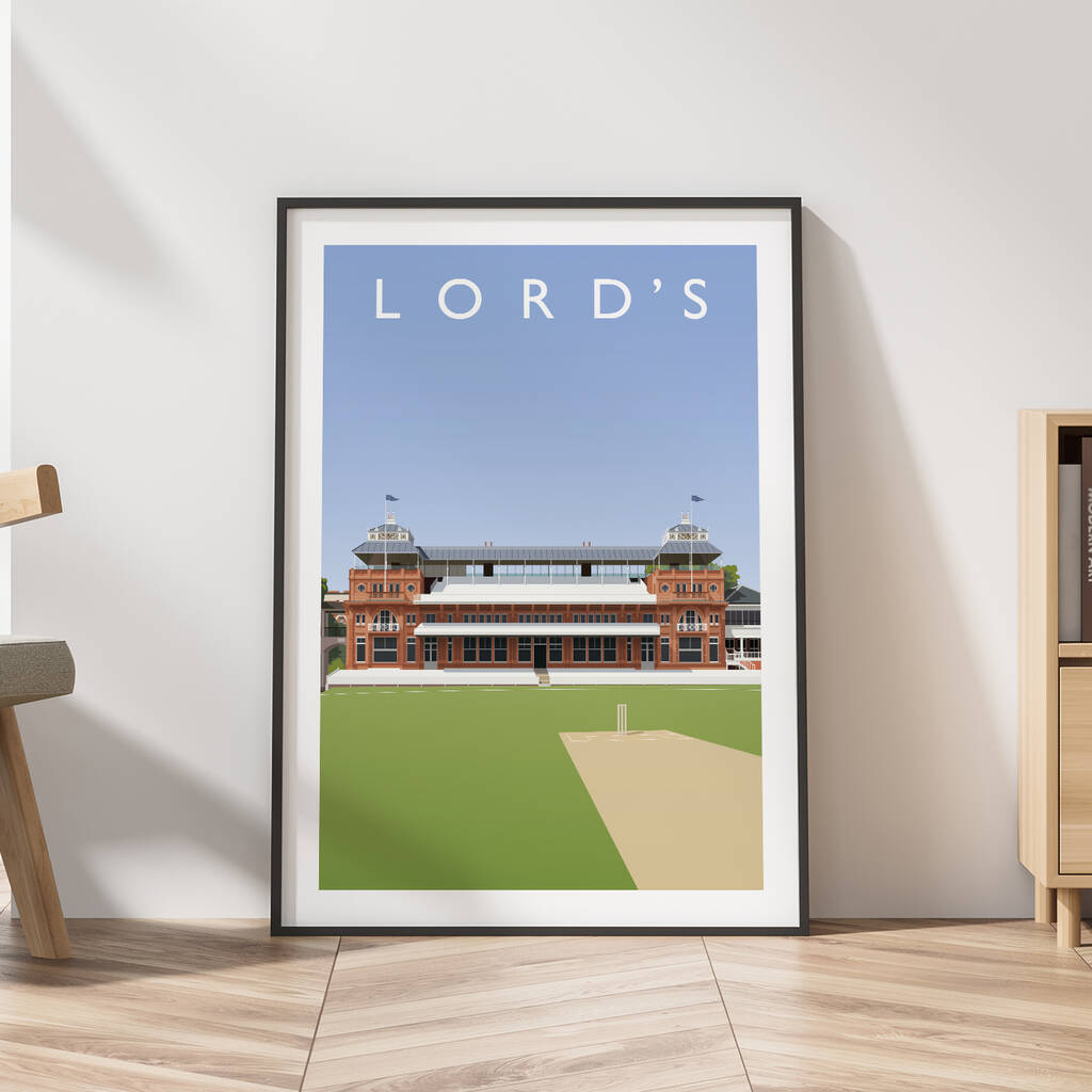 Lords Cricket Poster, 1 of 8