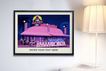 Personalised Cafe Mambo Poster, 3 of 6