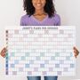 Personalised Custom Start Date Year Wall Planner, thumbnail 4 of 4