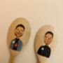 Handpainted Custom Wooden Spoon Couples Set, thumbnail 9 of 9
