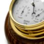 Brass Barometer / Weather Station And English Oak Mount, thumbnail 9 of 12