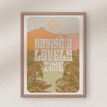 'Having A Lovely Time' Art Print, Unframed, 2 of 2