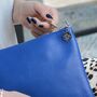 Personalised Leather Clutch Or Crossbody Bag, thumbnail 4 of 12