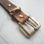 Personalised Name Leather Belt, thumbnail 3 of 8