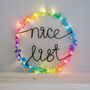 Nice List Wreath Light, thumbnail 4 of 11