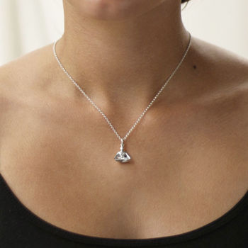 Sterling Silver Padmasana Necklace, 3 of 5
