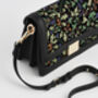 Black Embroidered Crossbody Bag, thumbnail 6 of 6