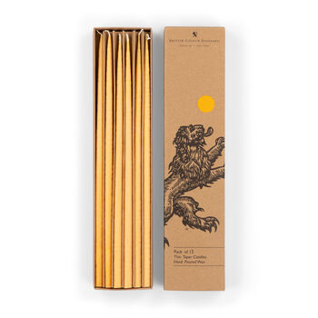 Thin Taper Candles Solid Colour Sets Of 12, 12 of 12