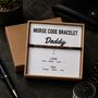 Morse Code Bracelet For Daddy, thumbnail 4 of 7