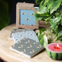 Blue And Grey Bee Coasters, thumbnail 4 of 5