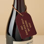 Personalised Leather Bottle Label, thumbnail 1 of 3