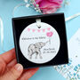 Personalised New Baby Elephant Decoration, thumbnail 1 of 6