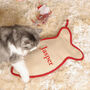 Pet Parents Personalised Cotton Christmas Stockings, thumbnail 1 of 4