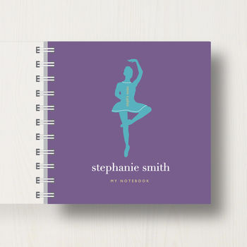 Personalised Kid's Ballet Small Notebook, 7 of 9