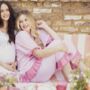 The Bonnie Ruffle Sleep Set – Rose Gingham, thumbnail 1 of 6