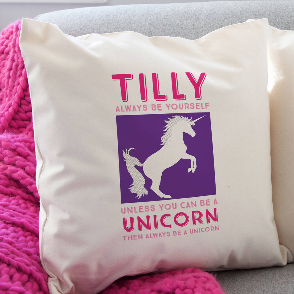 unicorn shaped cushion