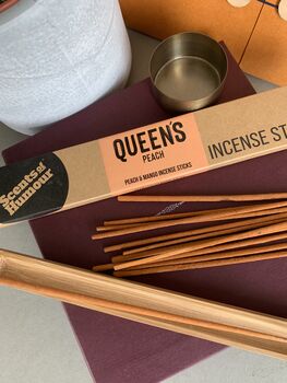 'Queen's Peach' Peach And Mango Incense Sticks, 2 of 3