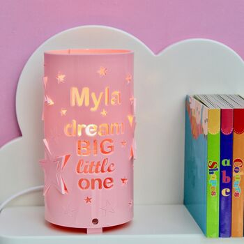 Personalised Dream Big Little One Star Night Light, 2 of 12