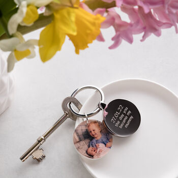 Personalised Day You Became Mummy Photo Keyring, 5 of 5