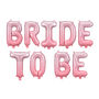 Bride To Be Hen Party Pink Balloon Garland, thumbnail 1 of 4