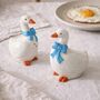 Elegant Ceramic Duck Salt And Pepper Pot Set, thumbnail 1 of 2