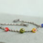 Millefiori Charm Bracelet, thumbnail 3 of 8