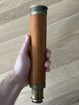 Antique Dollond London Brass And Wood Telescope, 10 of 11