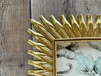 Gold Starburst Photo Picture Frame 6x4 Inch, 5 of 9