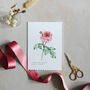 Rose Floral Watercolour Greetings Card, thumbnail 1 of 2