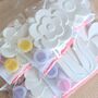 Diy Mini Painting Kit Flower Shape, thumbnail 2 of 2