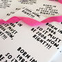 'Born in…' Funny Year, Personalised Wrapping Paper, thumbnail 2 of 3