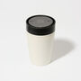 Circular And Co Coffee Cup Made From Paper Cups 8oz Chalk And Black, thumbnail 1 of 8