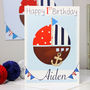 Personalised Nautical Boat Any Occasion Card, thumbnail 2 of 7