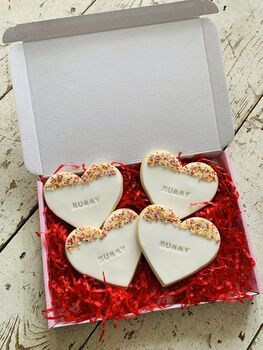 Customised Mother's Day Biscuit Hearts, 6 of 8