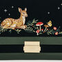 Fawn Embroidered Green Crossbody Bag, thumbnail 3 of 7