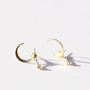 Sterling Silver 18ct Gold Delicate Ear Jacket, thumbnail 4 of 8