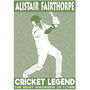 Mens Cricket Personalised Print, thumbnail 2 of 3