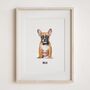 Christmas Gift For Pet Lovers – Personalised Pet Portrait Hand Drawn From Photo, Dog, Cat Or Horse Illustration, thumbnail 5 of 11