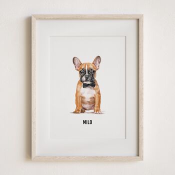 Christmas Gift For Pet Lovers – Personalised Pet Portrait Hand Drawn From Photo, Dog, Cat Or Horse Illustration, 5 of 11