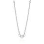 Sterling Silver Trinity Charm Collector Necklace, thumbnail 1 of 5