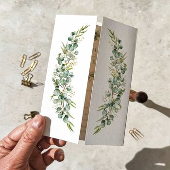 Eucalyptus And Gypsophilla Wedding Invitation Suite, 3 of 12